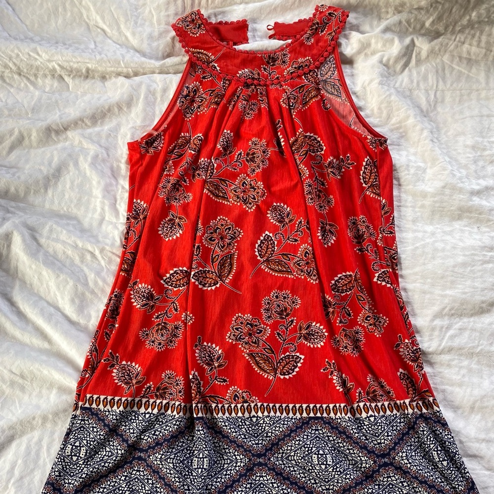 Three Pink Hearts dress Size L but fits like a small